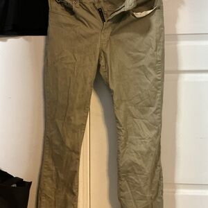 Lucky Brand Olive Green Slim Fit Pants